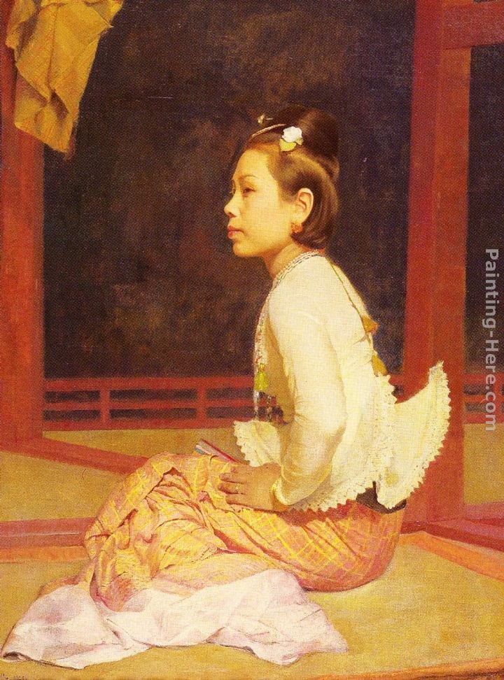 Sir Gerald Kelly Ma Seyn Me, pose XIV. (B.f. 75)